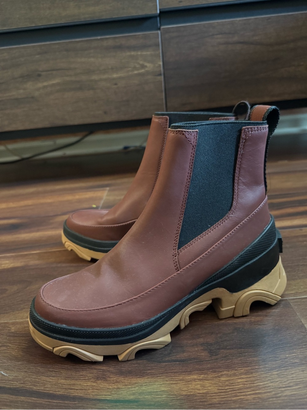SOREL Women's Maroon Ankle Boots Size 8 - Picture 7 of 16
